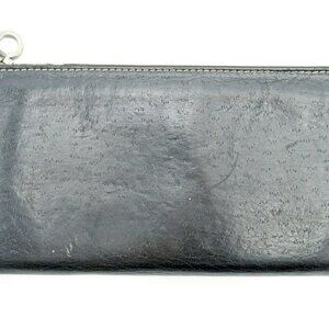 Salvatore Ferragamo Long Wallet Gantini Leather Authentic USED